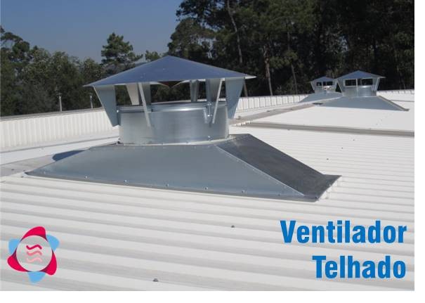 Ventilação Mecânica no Telhado